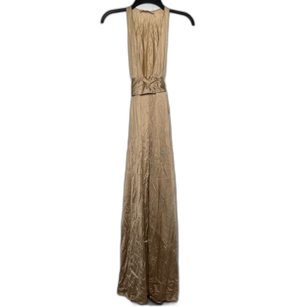 Lord & Taylor Vintage 70s John Kloss For Cira Lingerie Maxi Dress Medium Petite